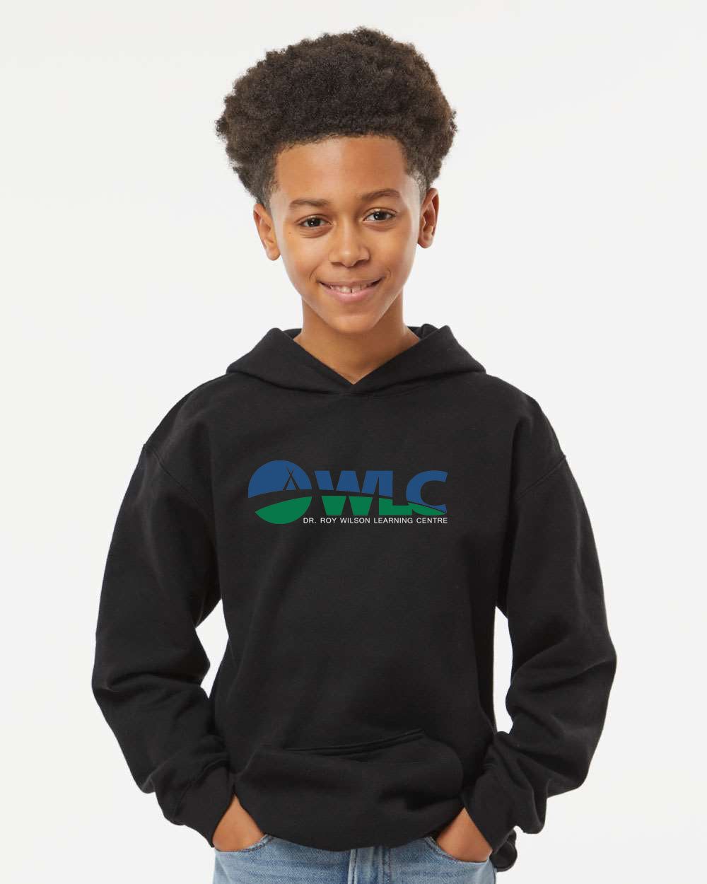 Dr. Roy Wilson - Youth Fleece Hoodie - WLC Logo