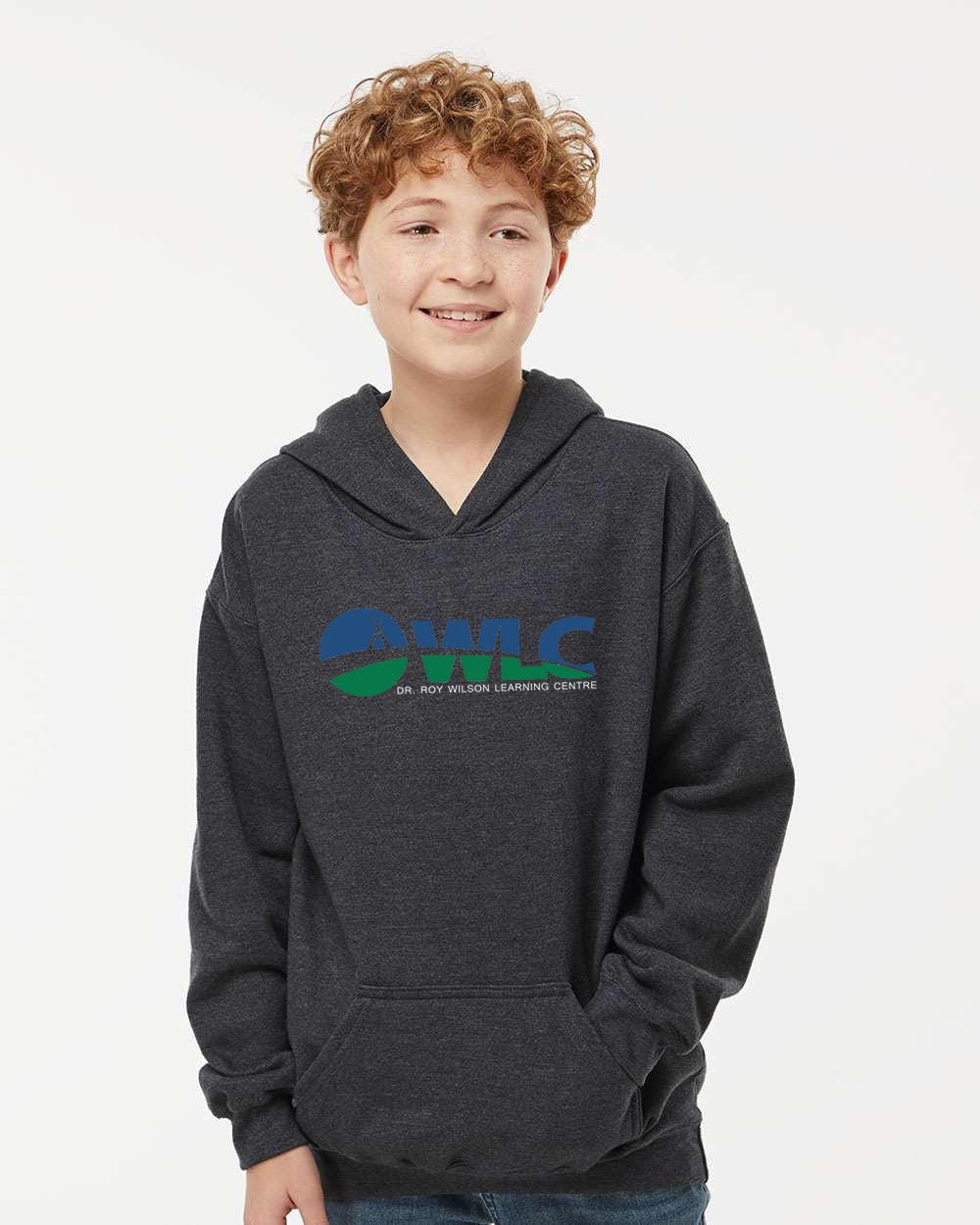 Dr. Roy Wilson - Youth Fleece Hoodie - WLC Logo