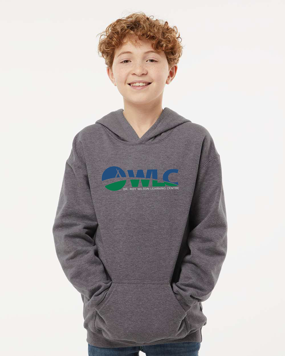Dr. Roy Wilson - Youth Fleece Hoodie - WLC Logo