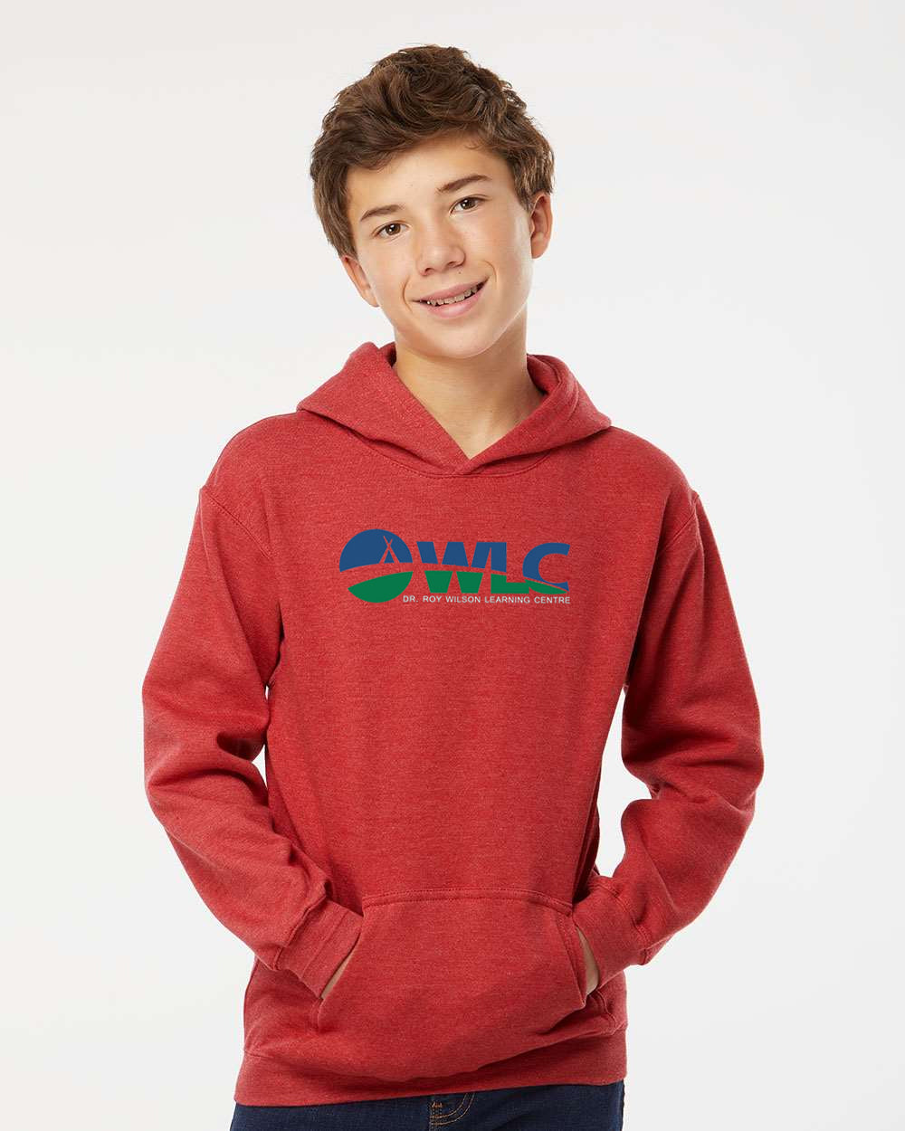 Dr. Roy Wilson - Youth Fleece Hoodie - WLC Logo