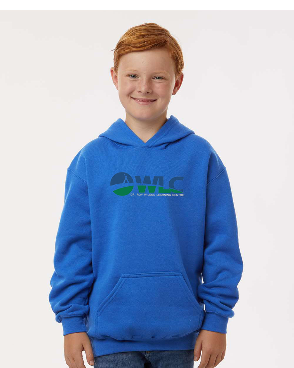 Dr. Roy Wilson - Youth Fleece Hoodie - WLC Logo