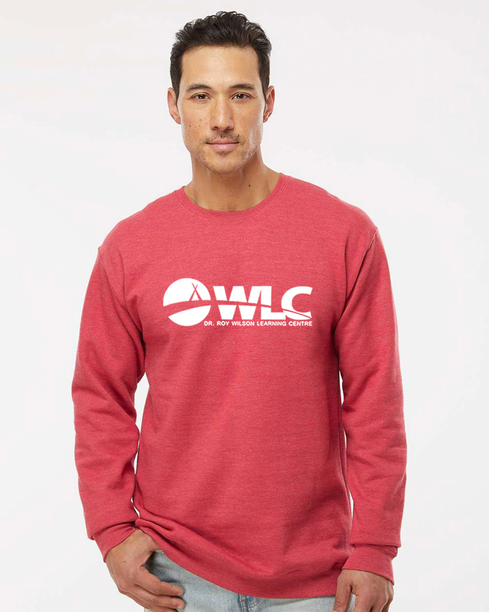 Dr. Roy Wilson - Unisex Crewneck - White Logo