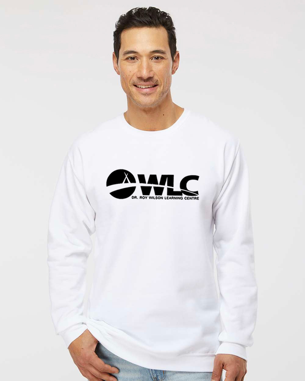 Dr. Roy Wilson - Unisex Crewneck - Black Logo