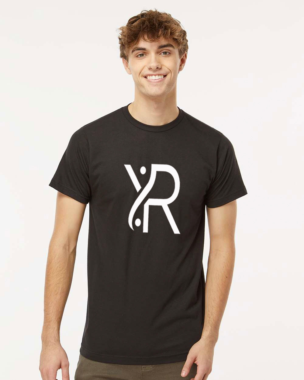 YR - Men's T-Shirt (White Full Chest Logo)