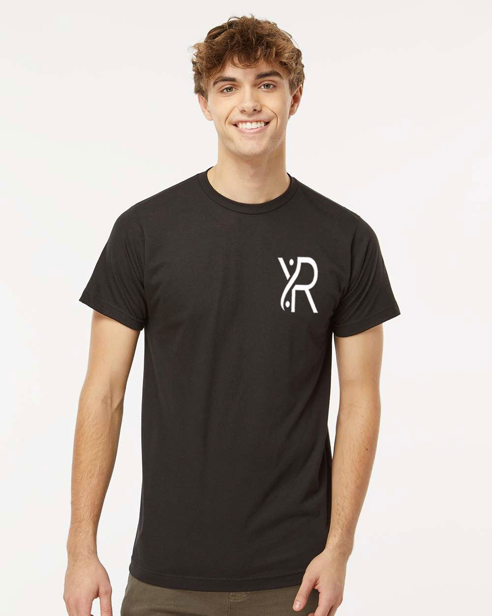 YR - Men's T-Shirt (White Small Chest Logo)