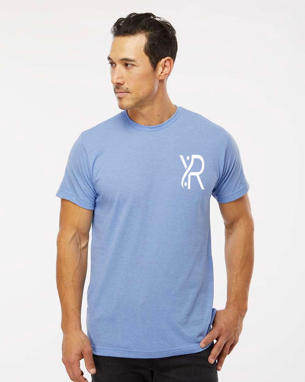 YR - Men's T-Shirt (White Small Chest Logo)