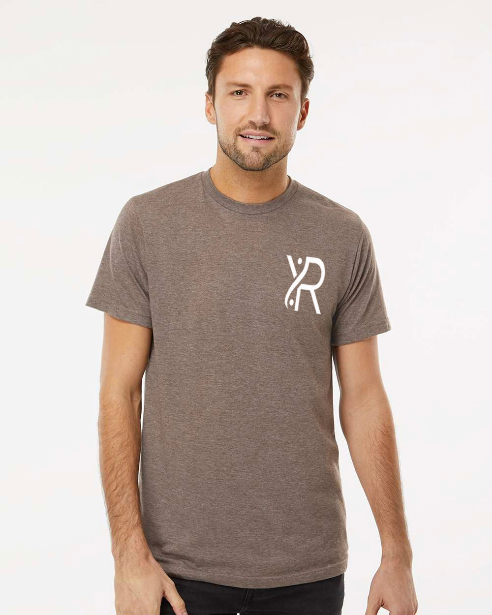 YR - Men's T-Shirt (White Small Chest Logo)