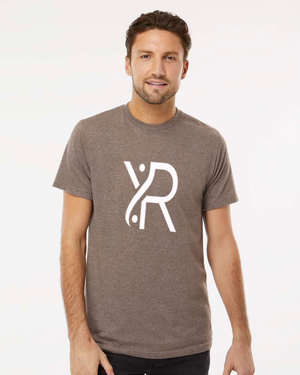 YR - Men's T-Shirt (White Full Chest Logo)