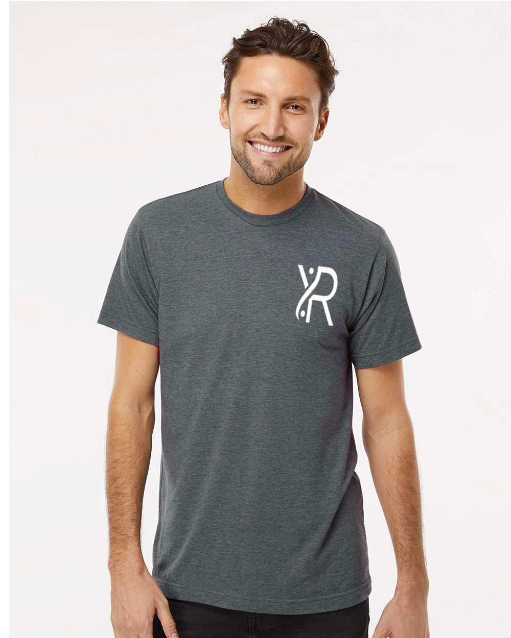 YR - Men's T-Shirt (White Small Chest Logo)