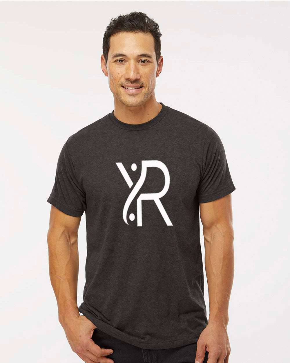 YR - Men's T-Shirt (White Full Chest Logo)