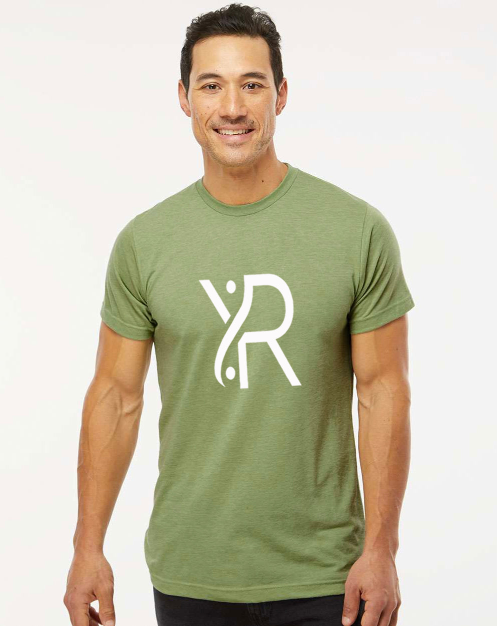 YR - Men's T-Shirt (White Full Chest Logo)