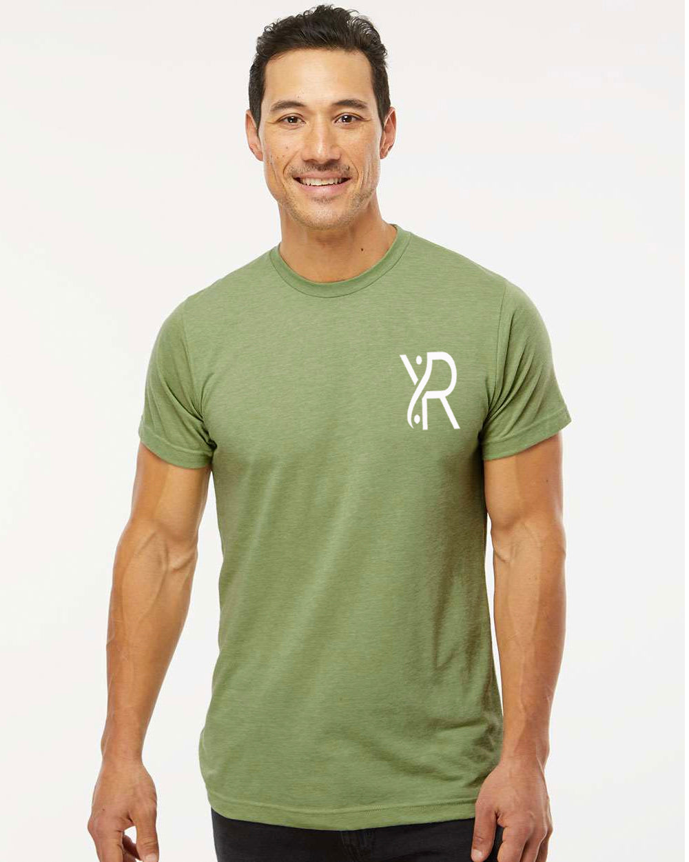 YR - Men's T-Shirt (White Small Chest Logo)