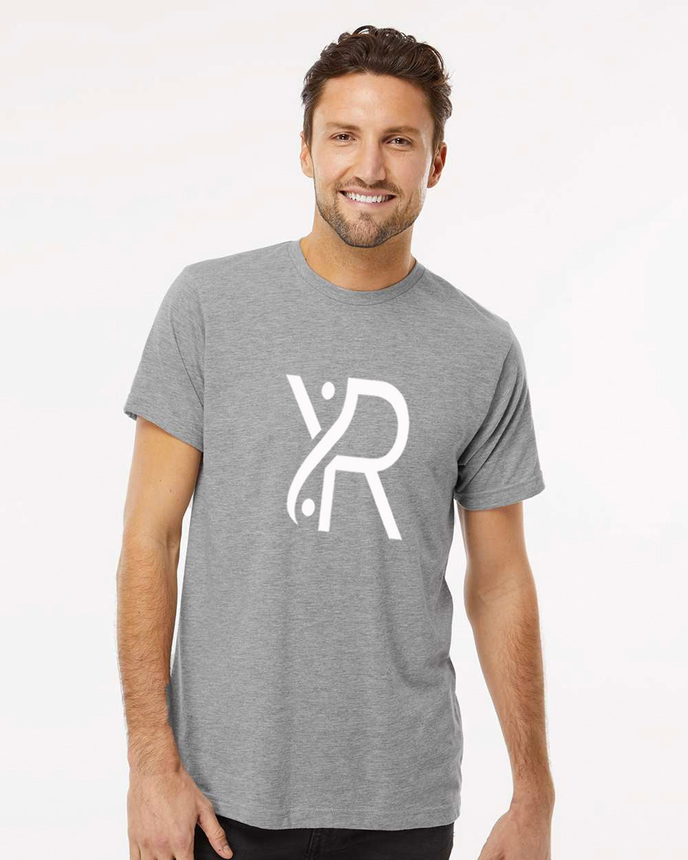 YR - Men's T-Shirt (White Full Chest Logo)