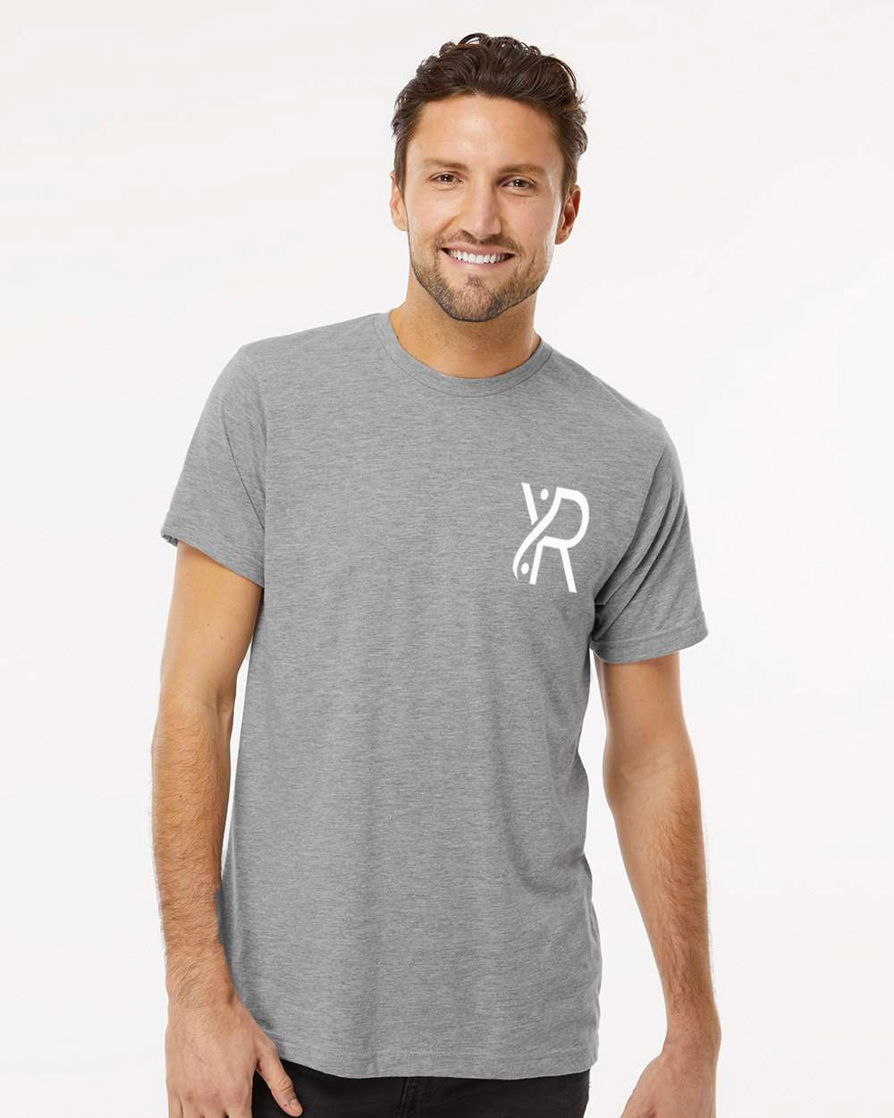 YR - Men's T-Shirt (White Small Chest Logo)