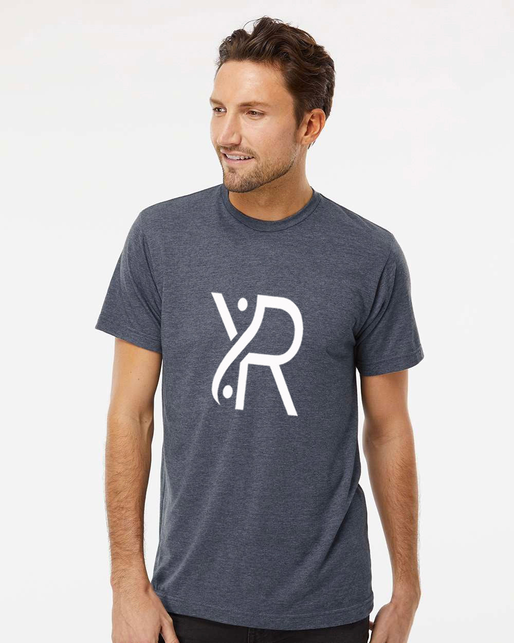 YR - Men's T-Shirt (White Full Chest Logo)