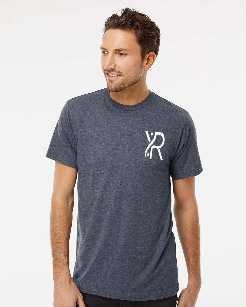 YR - Men's T-Shirt (White Small Chest Logo)