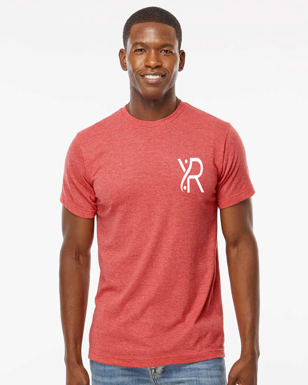 YR - Men's T-Shirt (White Small Chest Logo)