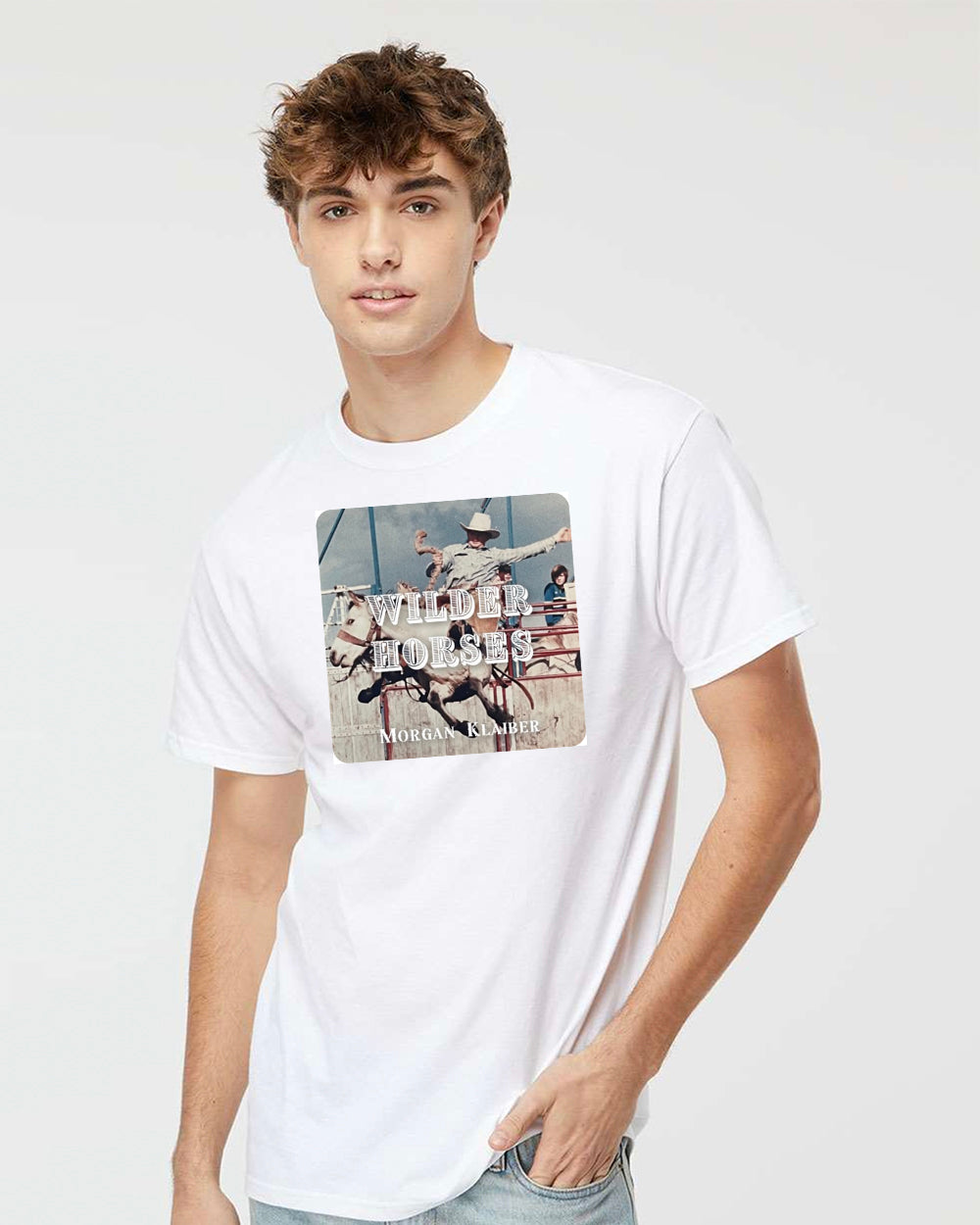 Morgan Klaiber - Unisex T-Shirt (Wilder Horses - Bucking)