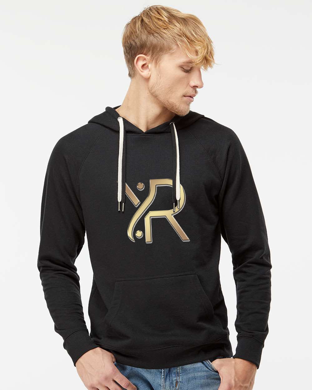 YogaRevolution - Unisex Lightweight Hoodie (Full Chest Logo)