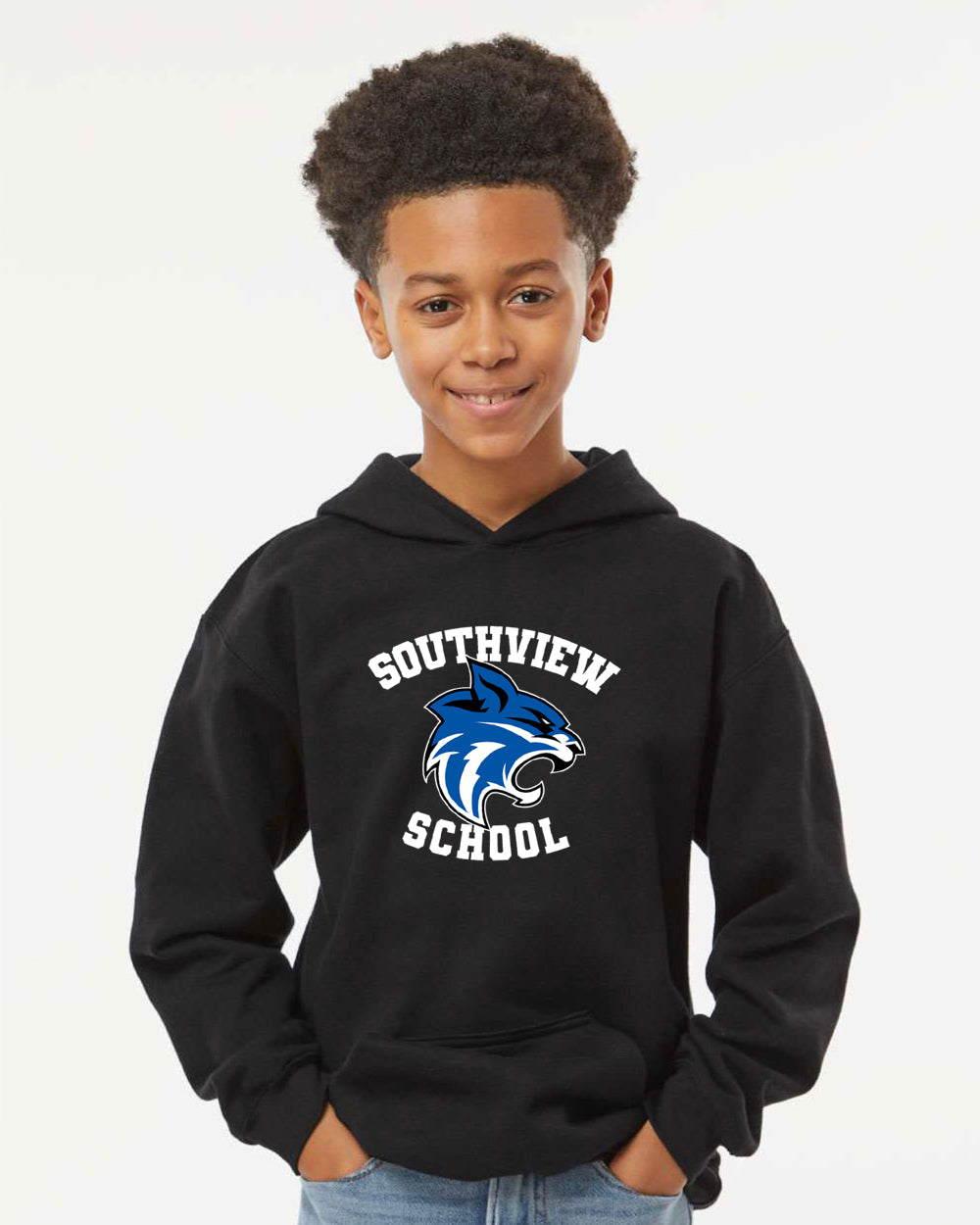 Youth Fleece Pullover Hoodie- Full Logo