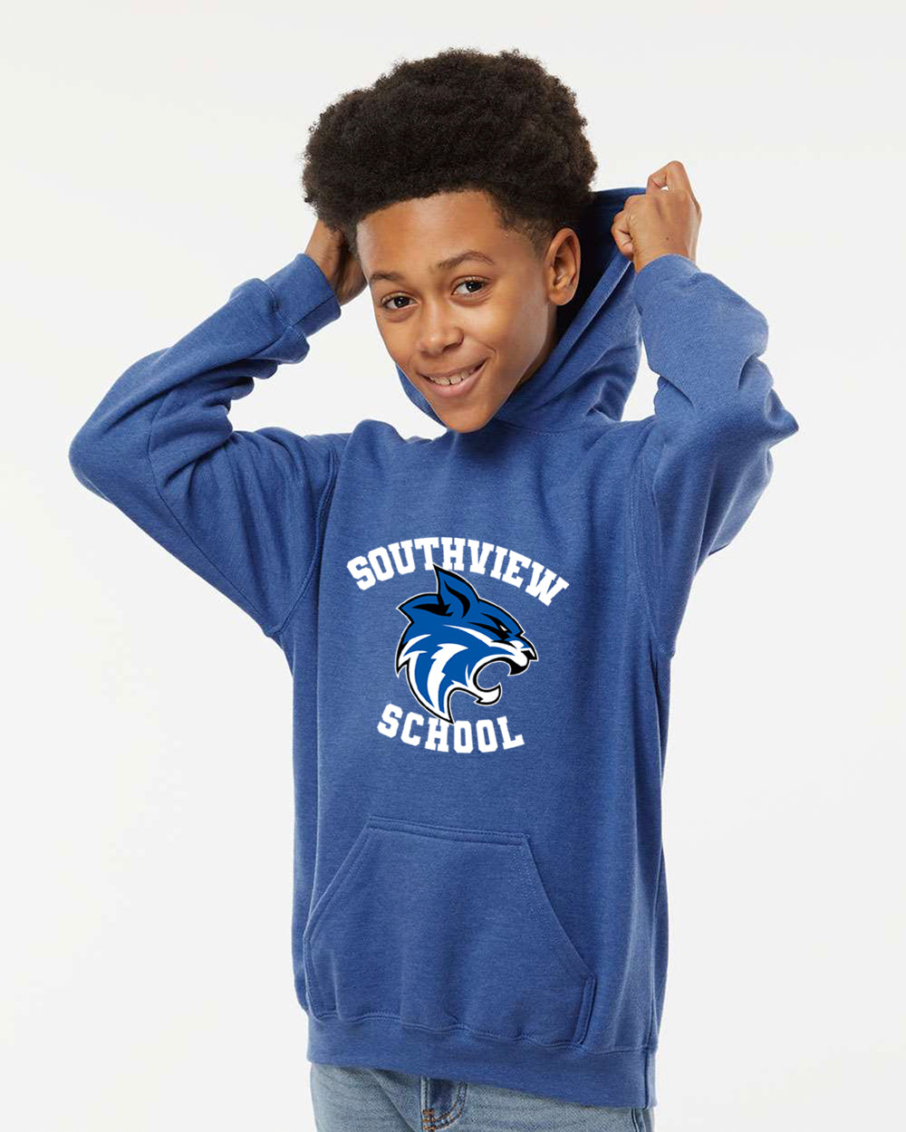 Youth Fleece Pullover Hoodie- Full Logo