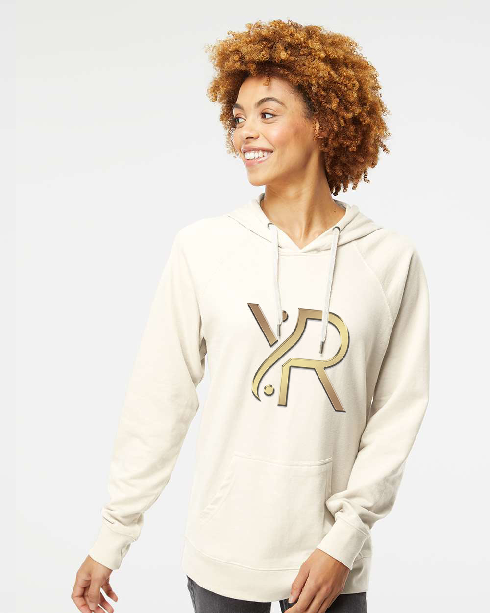 YogaRevolution - Unisex Lightweight Hoodie (Full Chest Logo)