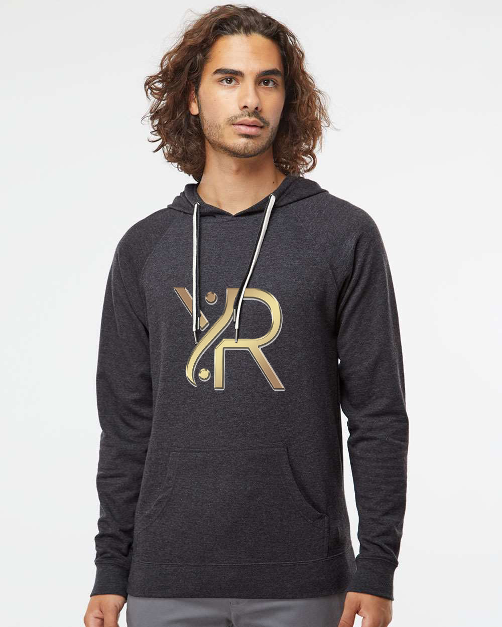 YogaRevolution - Unisex Lightweight Hoodie (Full Chest Logo)