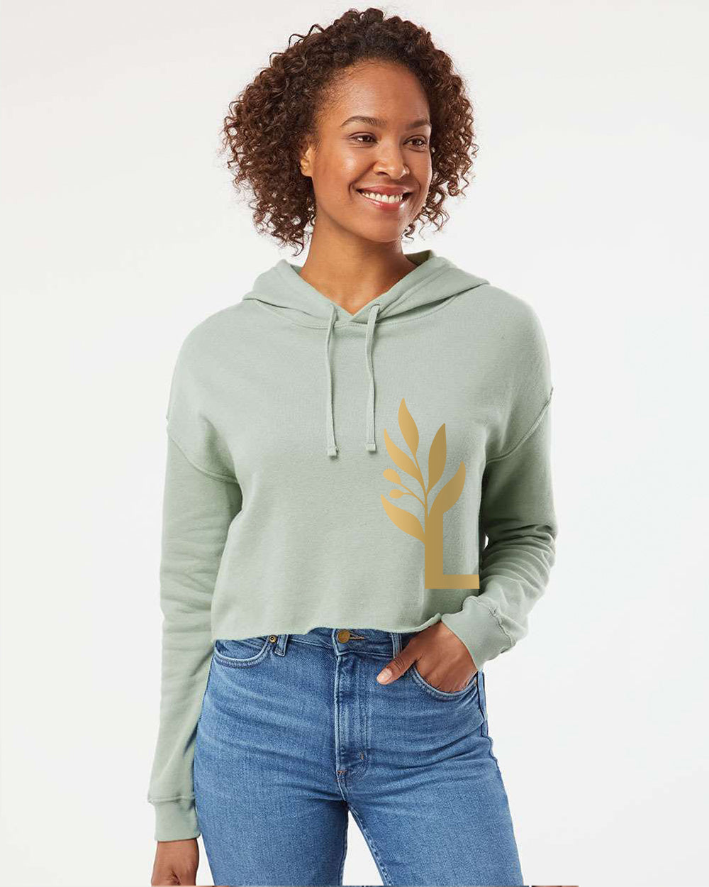 LS - Woman's Crop Hoodie