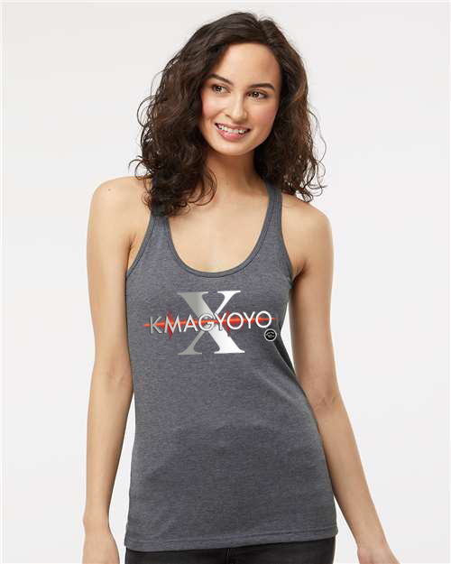 Kmag-Yoyo - 10 Year Anniversary Womens Racerback Tank