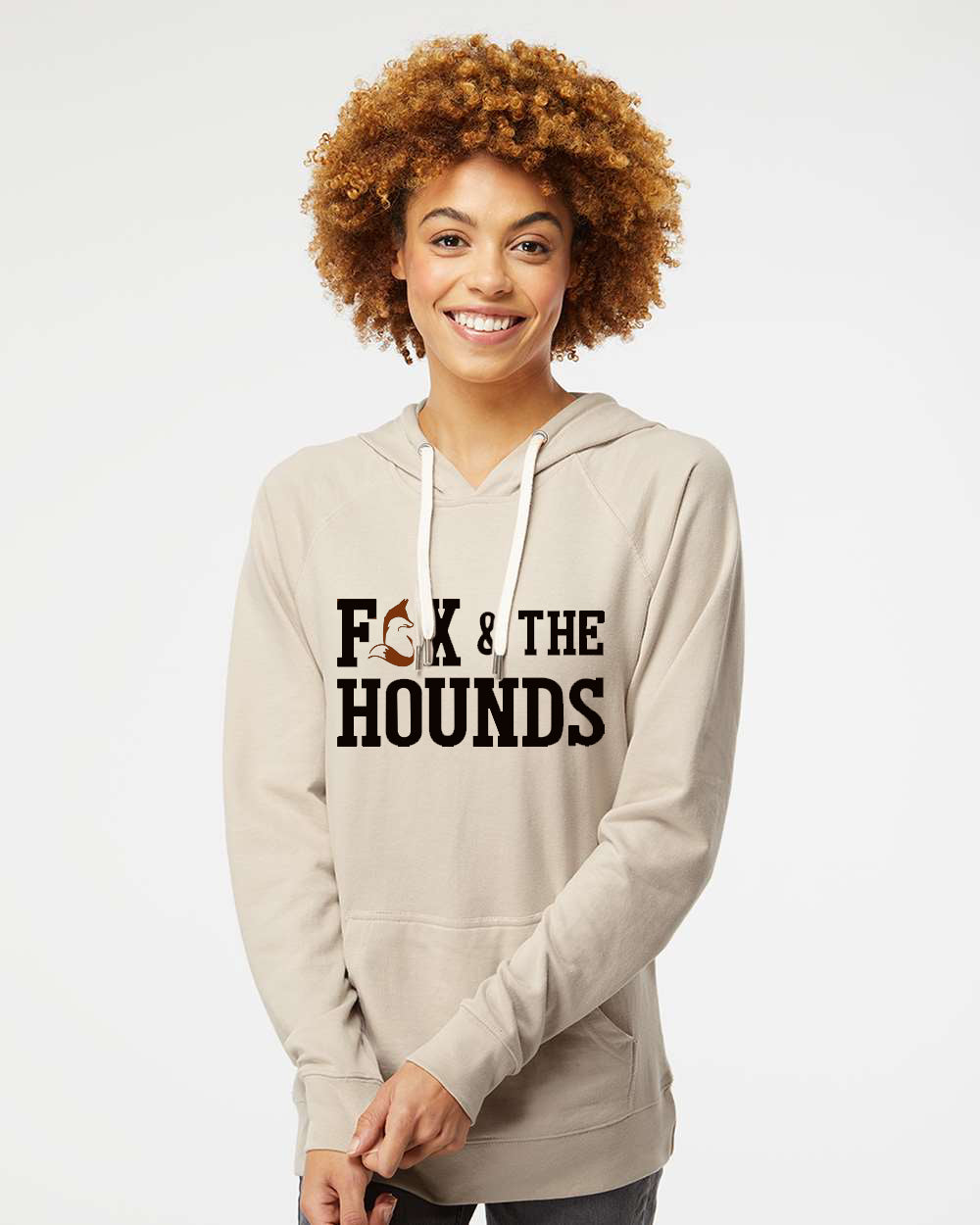 F&H Unisex Lightweight Hoodie (Black Logo)