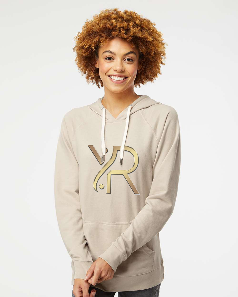 YogaRevolution - Unisex Lightweight Hoodie (Full Chest Logo)