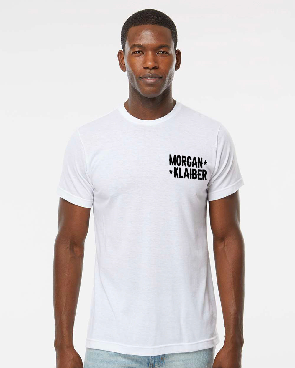 Morgan Klaiber - Men's T - Shirt (Black Chest Logo)