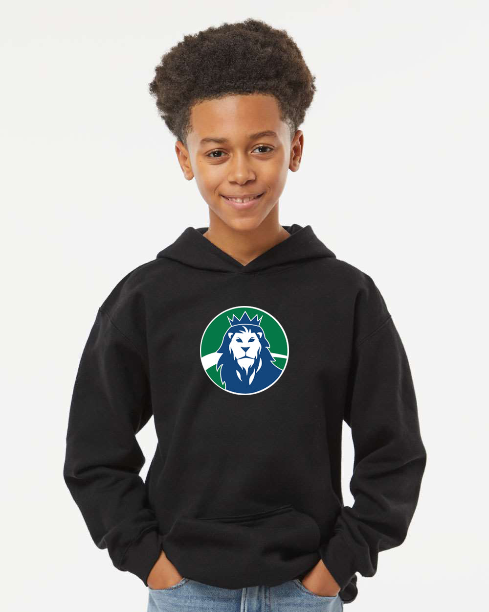 Dr. Roy Wilson - Youth Fleece Hoodie - Lion Logo