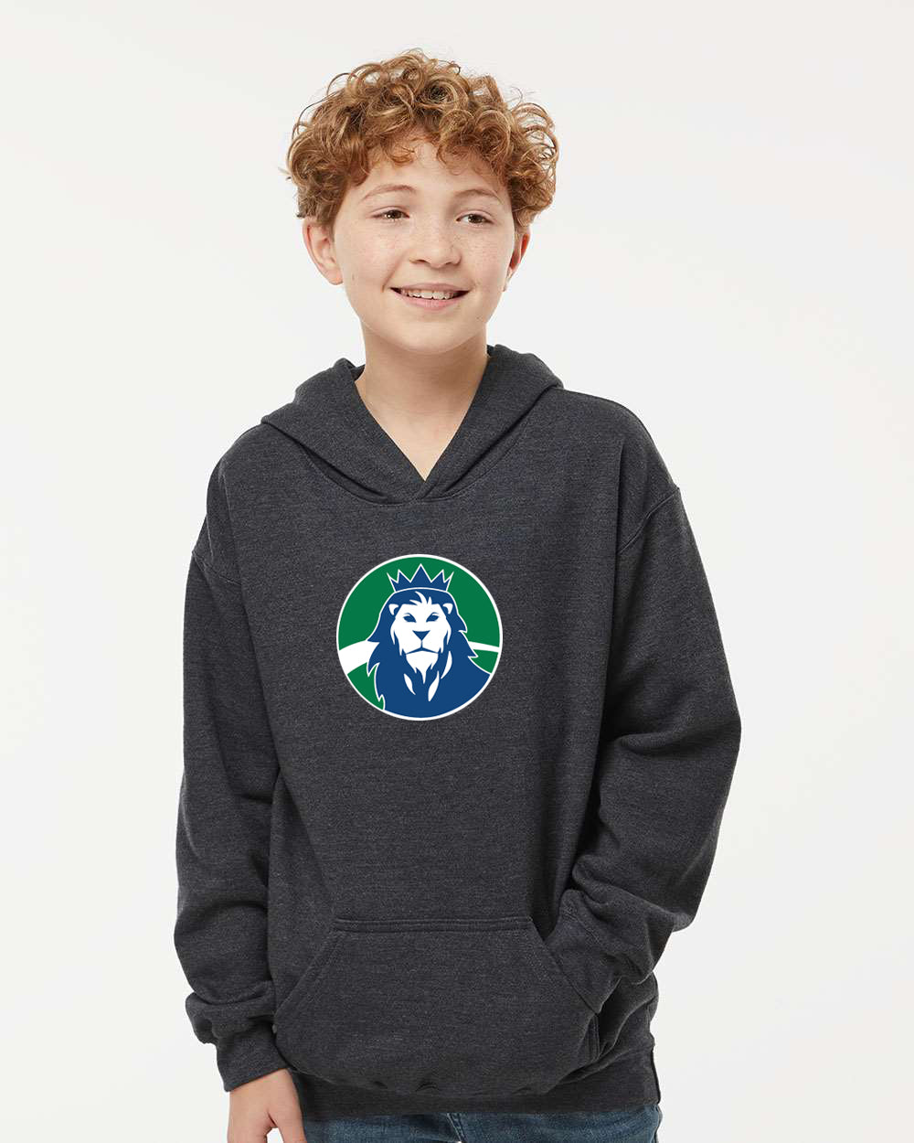Dr. Roy Wilson - Youth Fleece Hoodie - Lion Logo