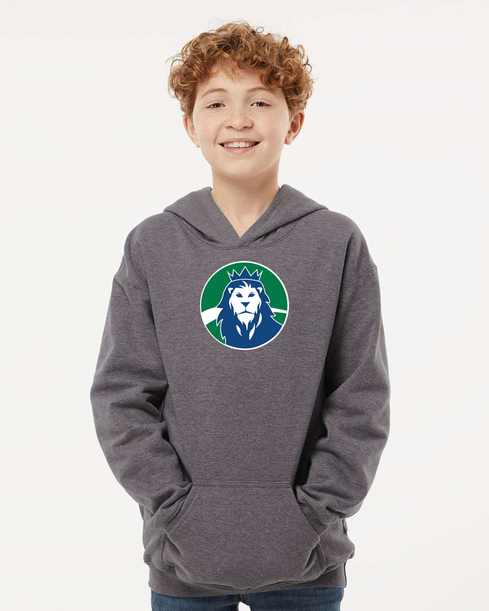 Dr. Roy Wilson - Youth Fleece Hoodie - Lion Logo