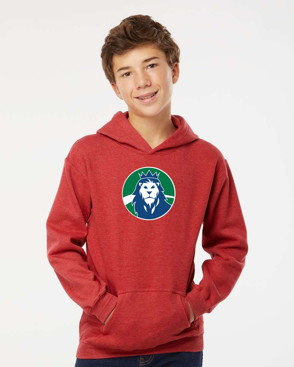 Dr. Roy Wilson - Youth Fleece Hoodie - Lion Logo