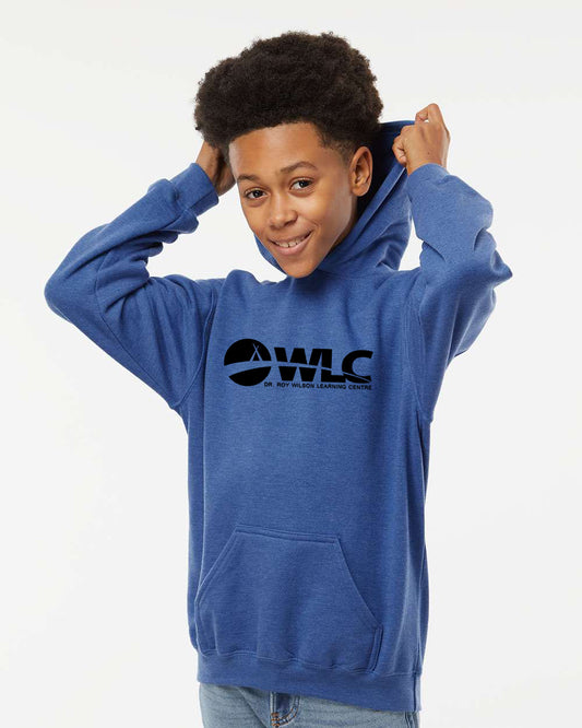 Dr. Roy Wilson - Youth Fleece Hoodie - Black WLC Logo