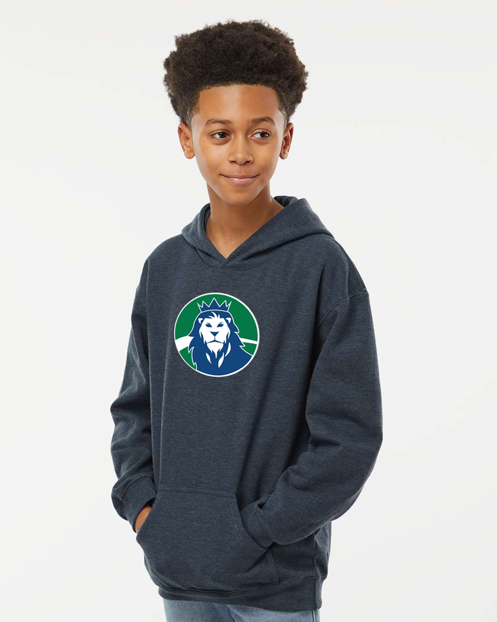 Dr. Roy Wilson - Youth Fleece Hoodie - Lion Logo