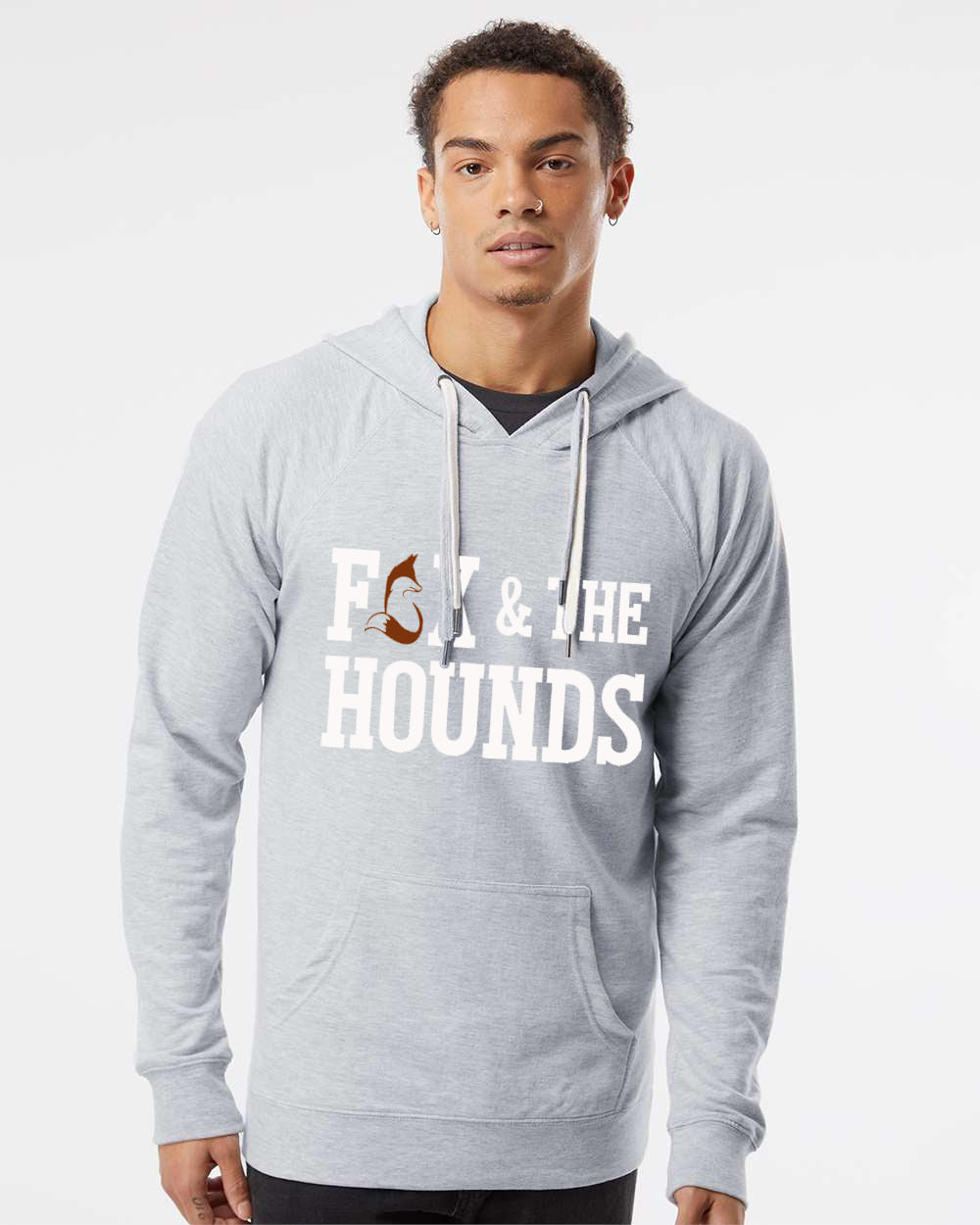 F&H - Lightweight Unisex Hoodie (White Logo)