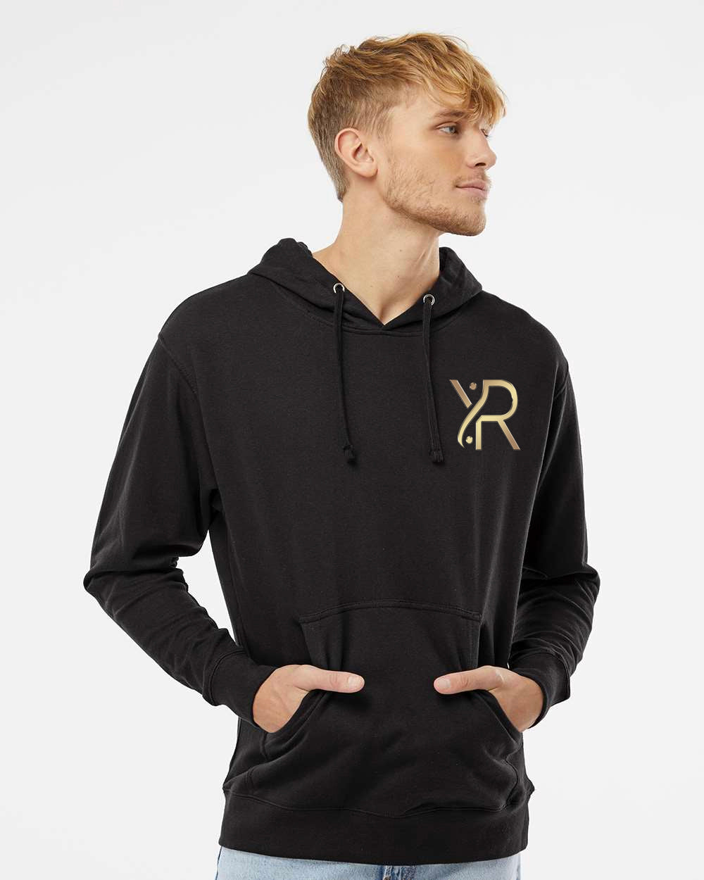 YogaRevolution- Unisex Hoodie (Small Chest Logo)