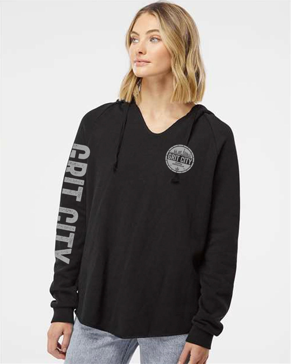Grit City Woman's Pullover Hoodie