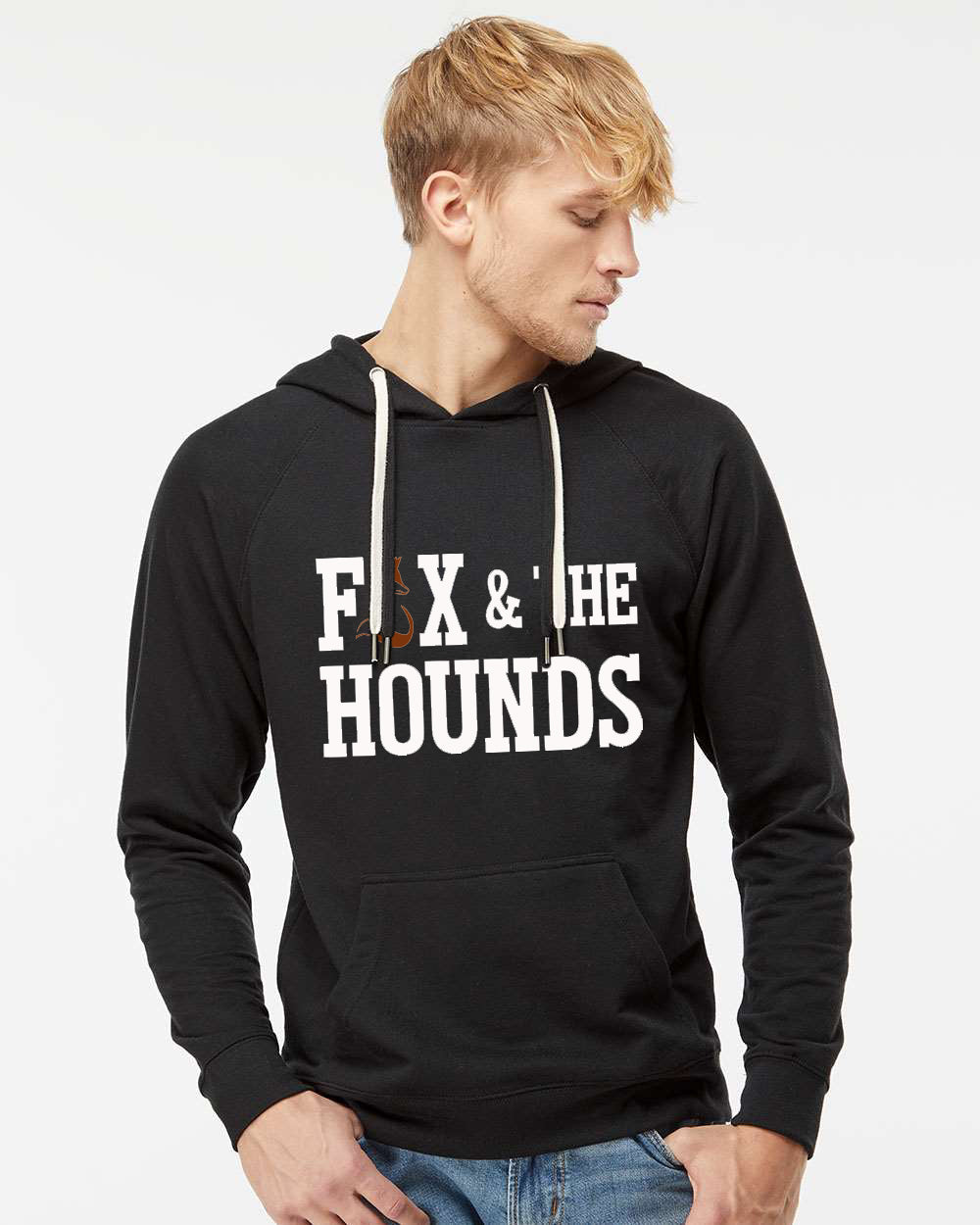 F&H - Lightweight Unisex Hoodie (White Logo)