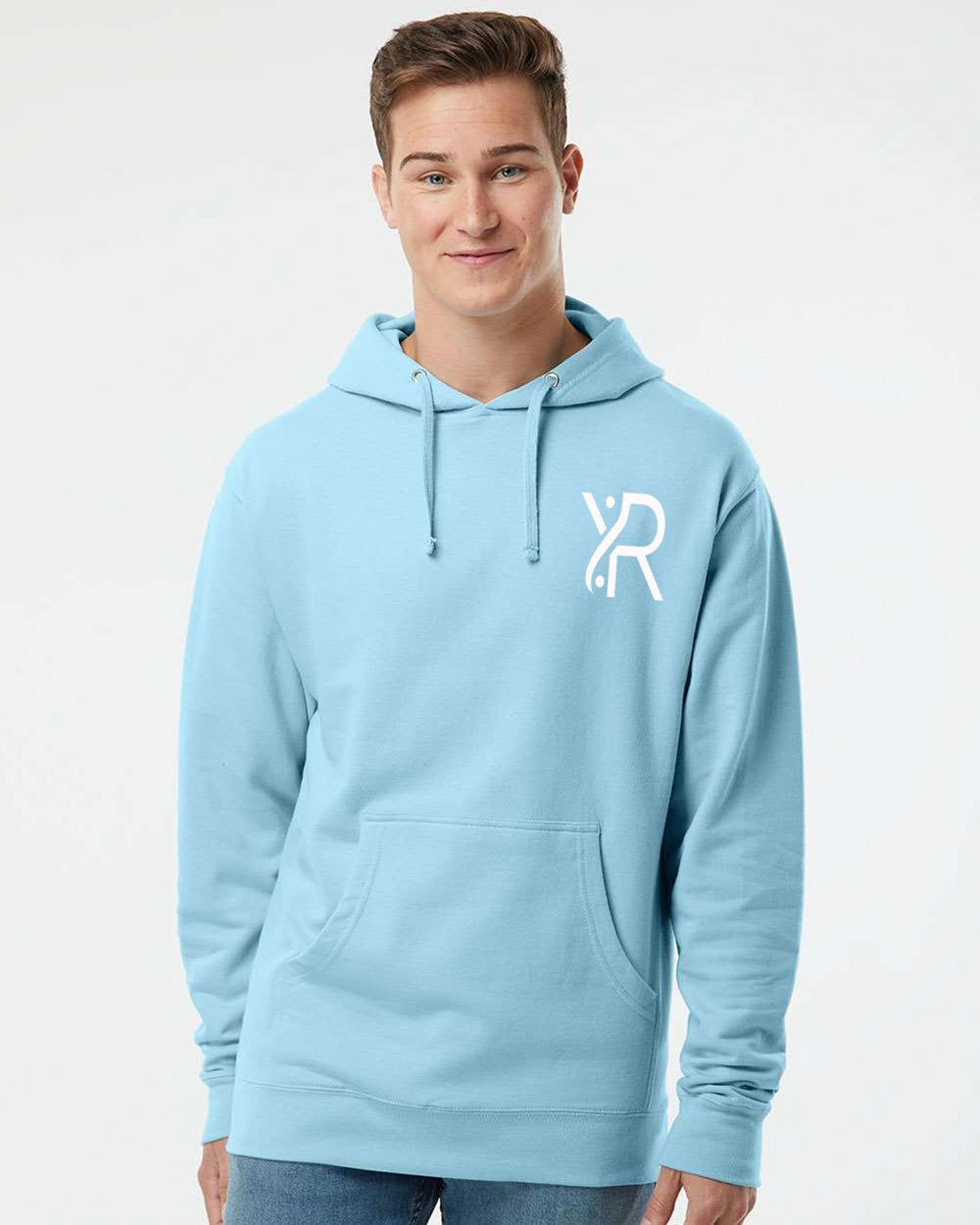 YR - Unisex Hoodie (White Small Chest Logo)