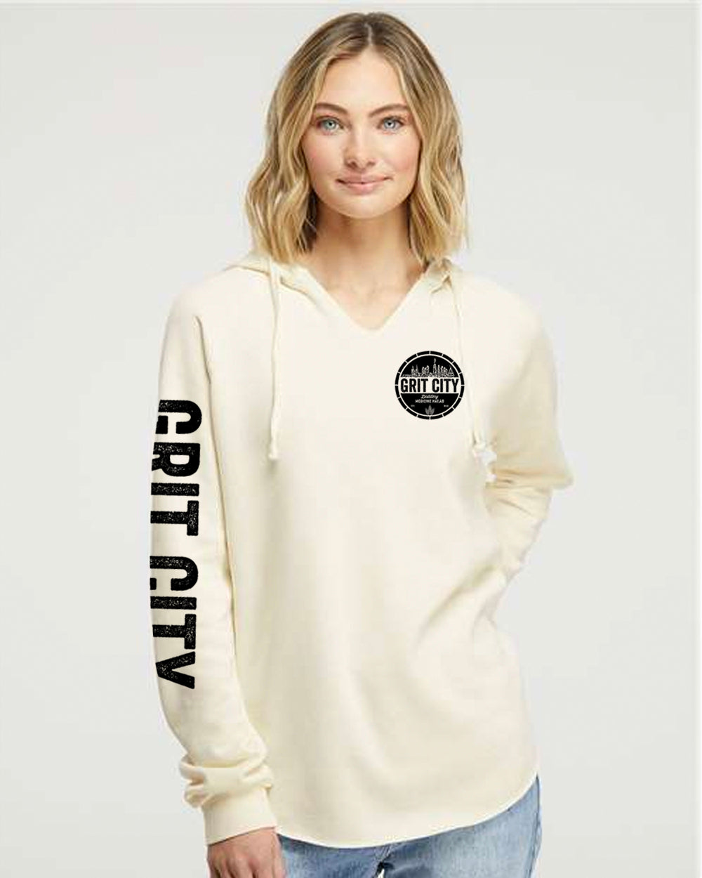 Grit City Woman's Pullover Hoodie