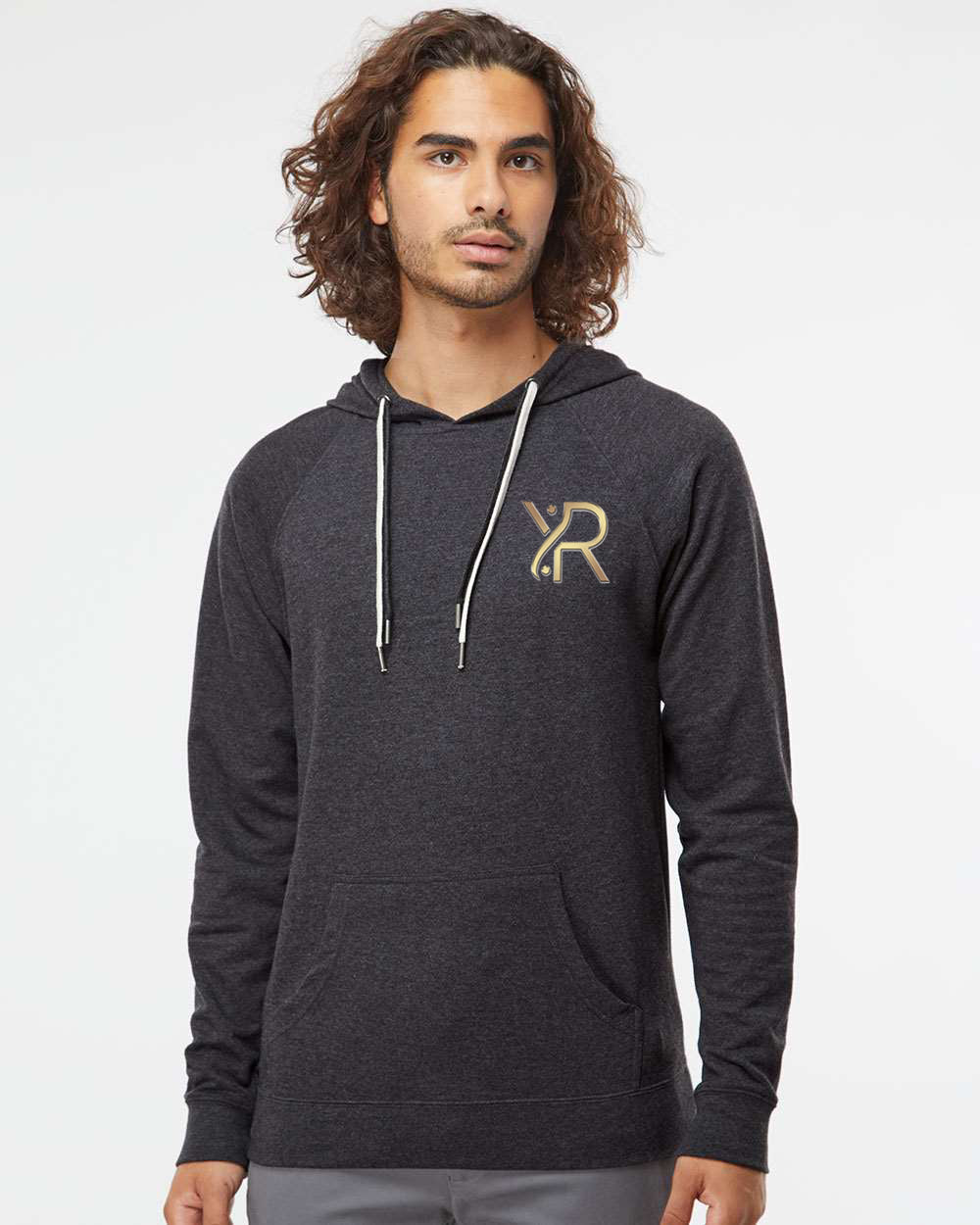 YogaRevolution - Unisex Lightweight Hoodie (Small Chest Logo)