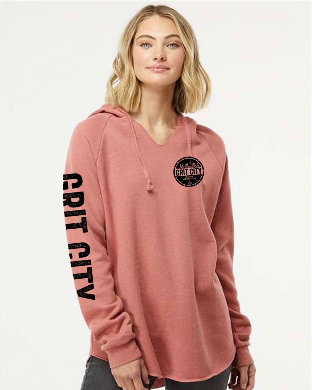 Grit City Woman's Pullover Hoodie