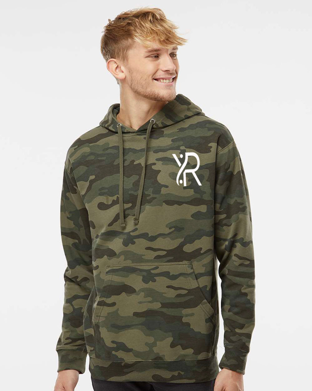 YR - Unisex Hoodie (White Small Chest Logo)