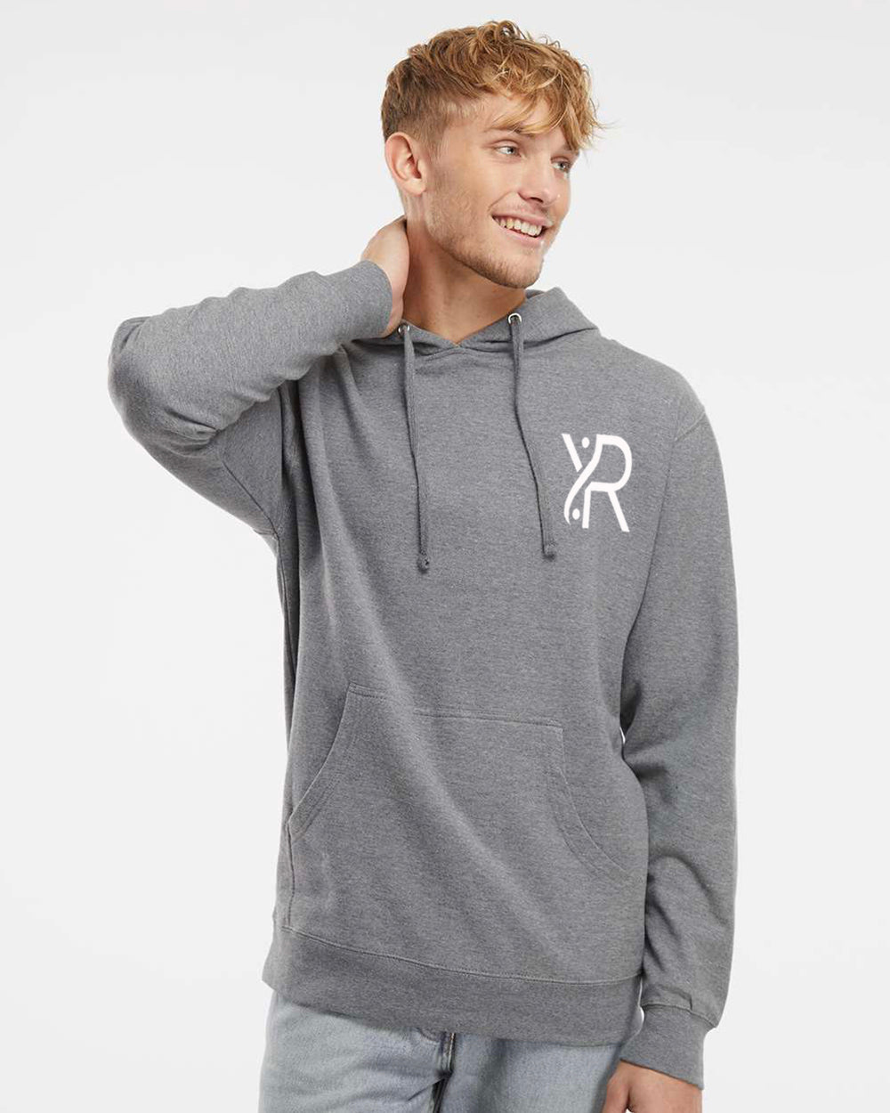 YR - Unisex Hoodie (White Small Chest Logo)