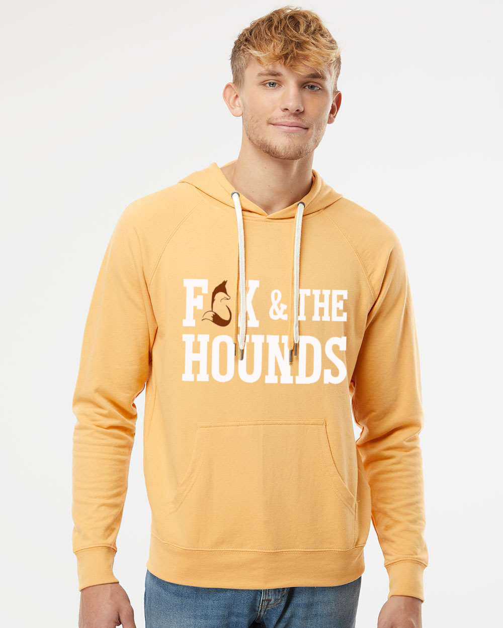 F&H - Lightweight Unisex Hoodie (White Logo)