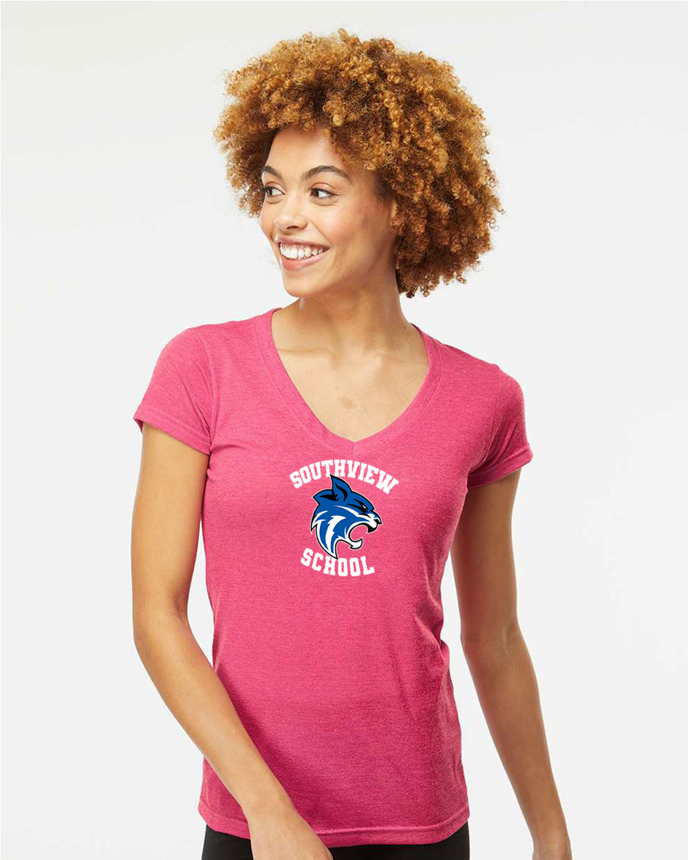 Southview School - Women's V-Neck Full Logo